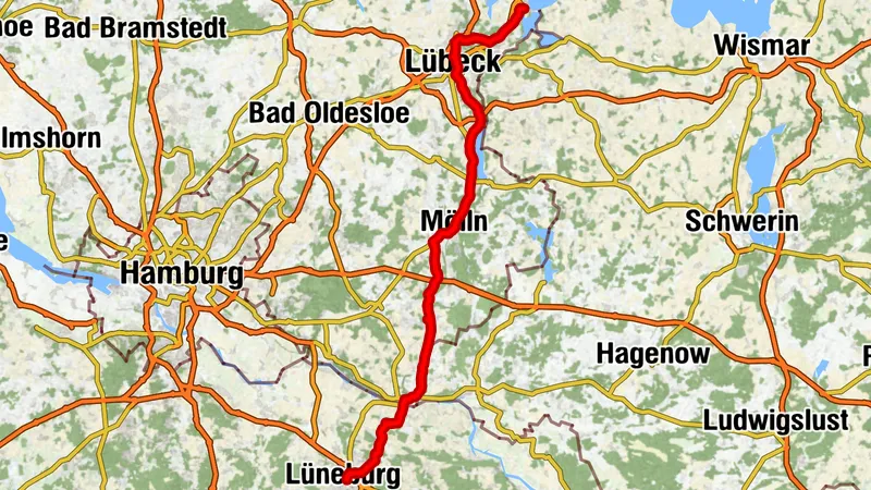 Radfernweg Alte Salzstraße