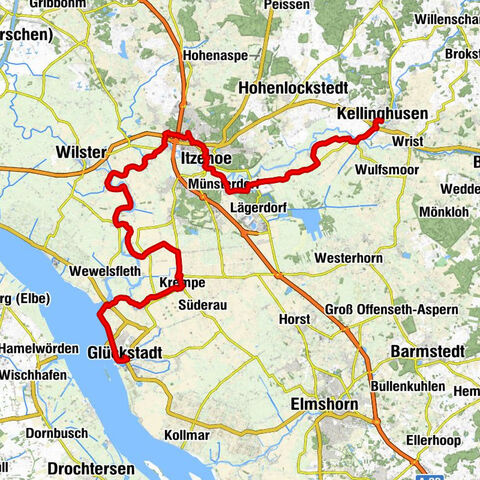 Radfahren auf dem Mönchsweg - Etappe 5 (62 km)