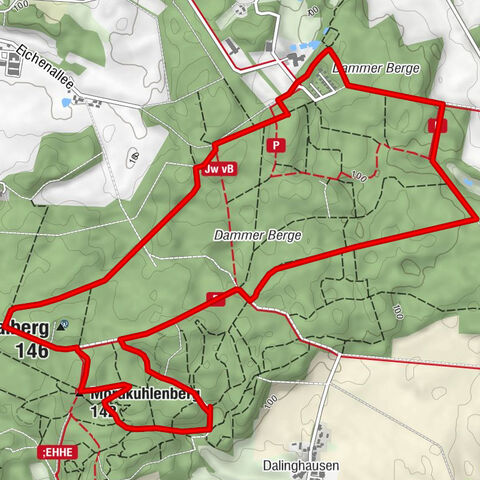 Räuberroute Wanderweg