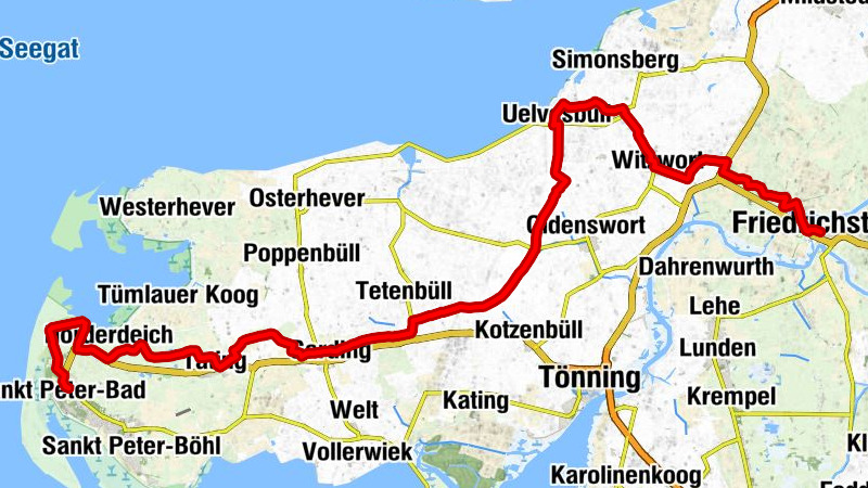 Wikinger-Friesen-Weg: Von Friedrichstadt nach St. Peter-Ording