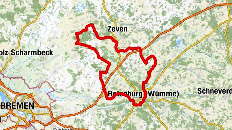 Westschleife - Rennradtour bei Sottrum