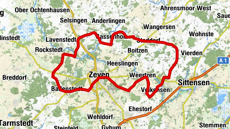  Ostschleifchen - Rennradtour bei Zeven