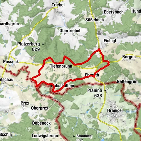 "Rundweg am Dreiländereck" - Geh.Zeiten 6