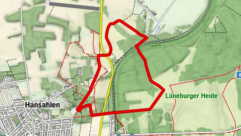 Wanderweg 33 M durch den Höpen und die Osterheide in Schneverdingen