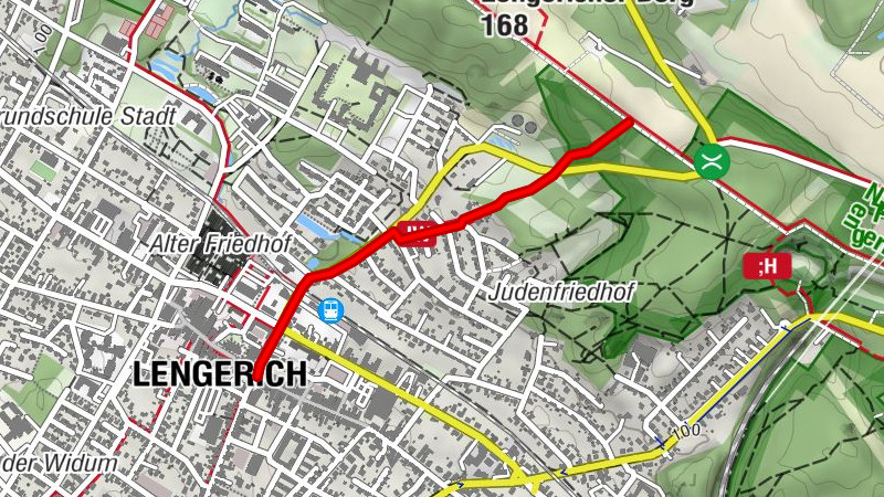 Zugangsweg Hermannshöhen: Lengerich
