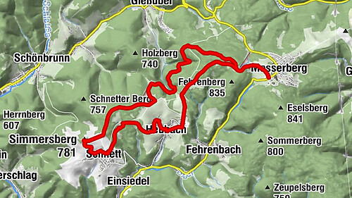 Circular route - TOP 3 - hike with a view - Masserberg - Thuringian Forest