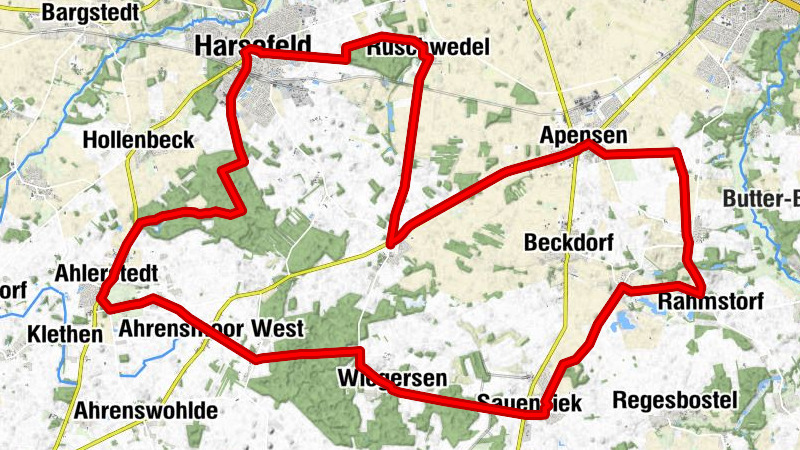 Waldroute: Altes Land am Elbstrom Radtour