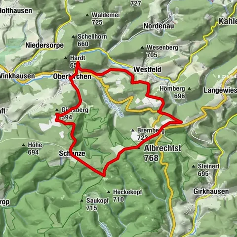 Durchs Hexental nach Oberkirchen