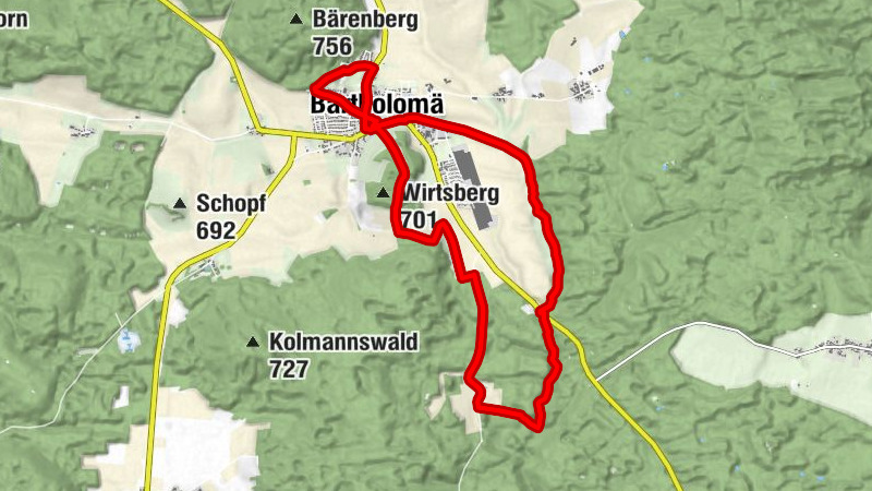 Glaubensweg 12 "Zu den drei Steinen" von Bartholomä