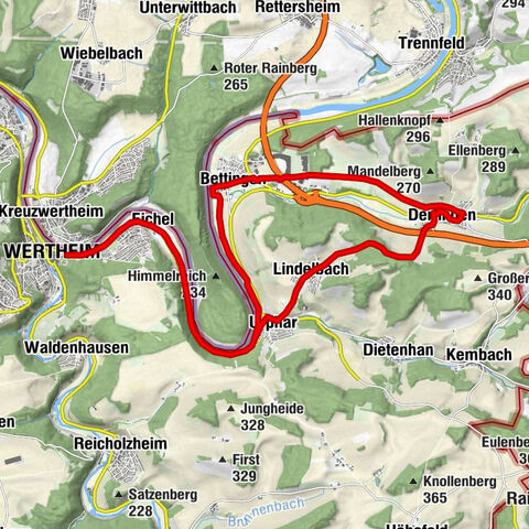 Erlebnistour 1: Um die große Mainschleife