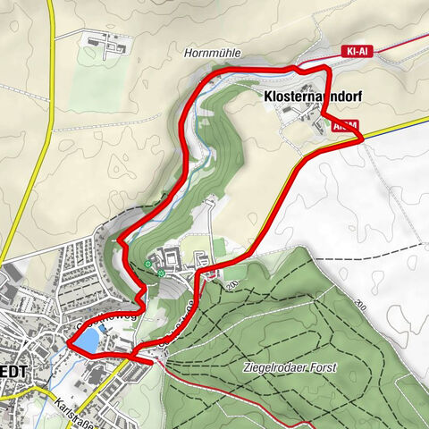 Rundwanderweg durch das Rohnetal Allstedt