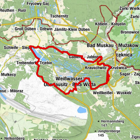 Rund um Weißwasser/O.L. (Tour 4 im Landkreis Görlitz)