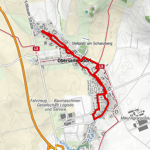 Entlang der Umgebindehausstraße: Dorfrunde Oberseifersdorf