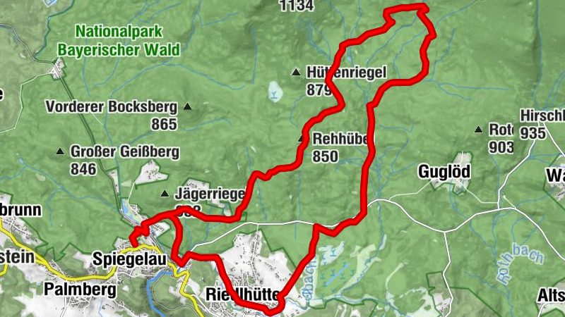 Von Spiegelau zur Racheldiensthütte
