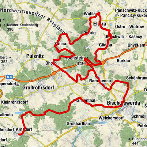 Naturerlebnisroute Westlausitz