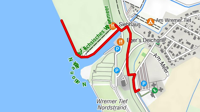 Der Sturmweg – »Nordsee pur« in Wremen