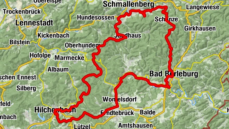 MTB-Portal Hilchenbach (9): Drei-Länder-Tour