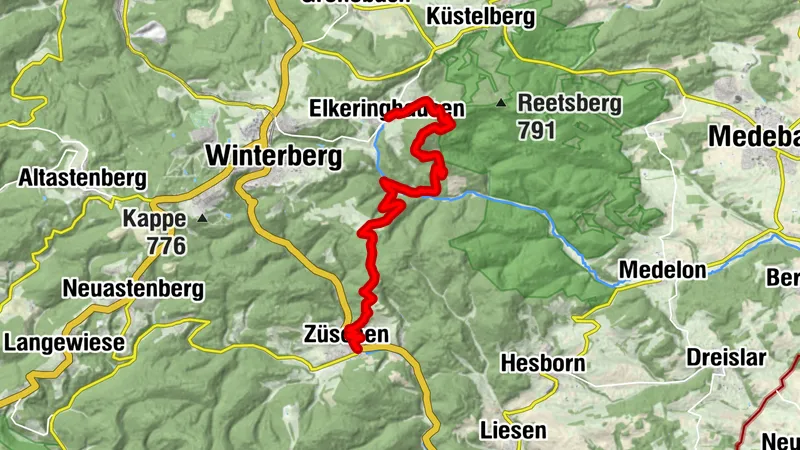 Winterberger Hochtour - WHT /Etappe 6 (Elkeringhausen - Züschen)