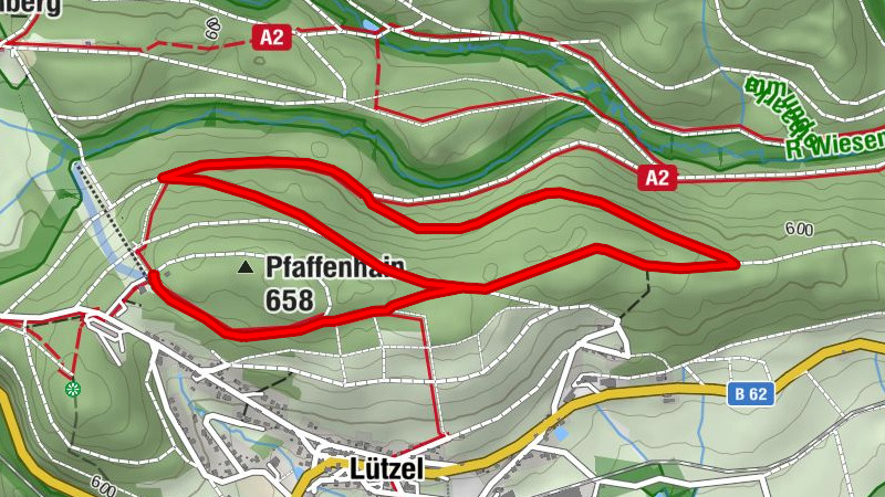 Hilchenbach Lützel blaue Loipe