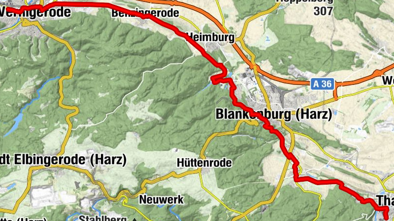 Fernradweg am 27. August 2023