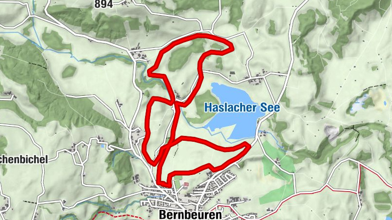Langlaufloipe Bernbeuren