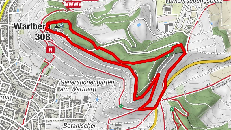 Rundwanderweg 1 am Wartberg