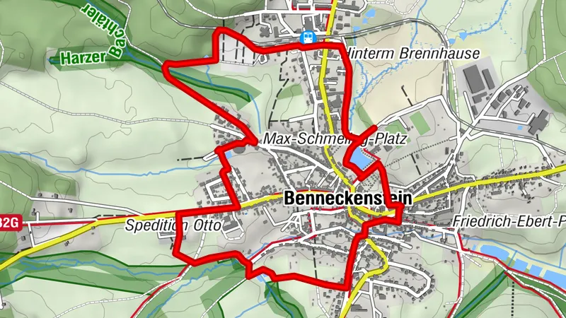 Brockenbande Rundwanderweg Benneckenstein