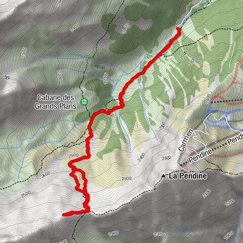Vallon de Narreyroux and Col Du Bal