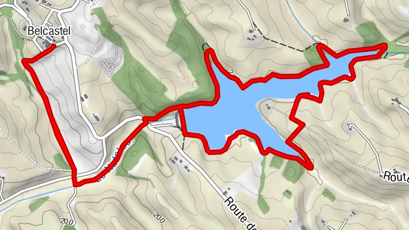 Sentier de la retenue de Briax