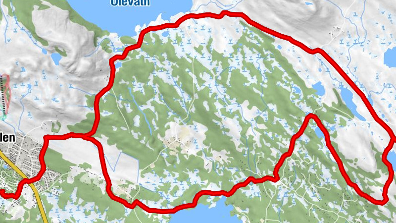 Beitostölen Langlaufstrecke - Rundtour 5