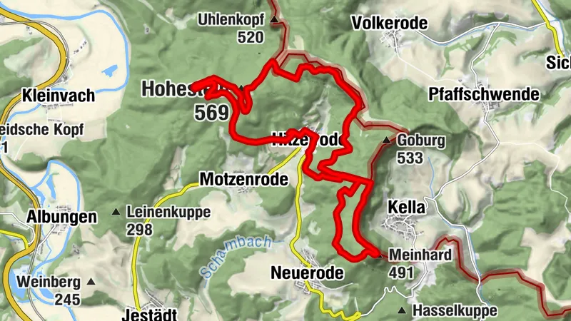 Premiumweg P4 Hessische Schweiz