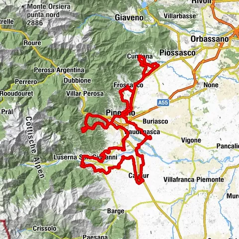 The Pinerolese Apple Road