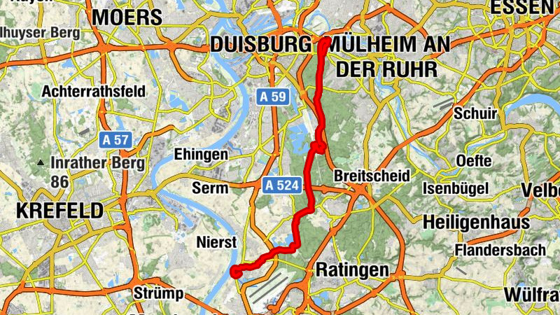 Vom Rhein zur Ruhr von Kaiserswerth nach Mülheim #LL2ROM N010