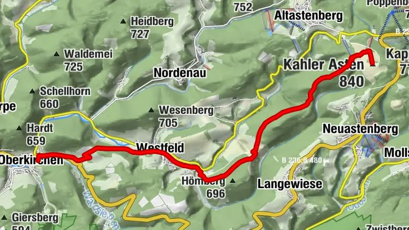 Vom Kahlen Asten nach Oberkirchen