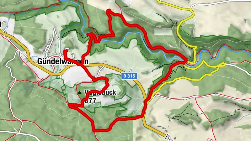 Circular hike Gündelwangen - Schattenmühle
