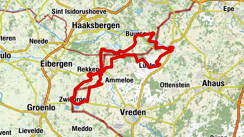 Grenzenlose Naturerlebnisse - Route 05 - Witte Venn, Berkelaue, Zwillbrocker Venn, und mehr