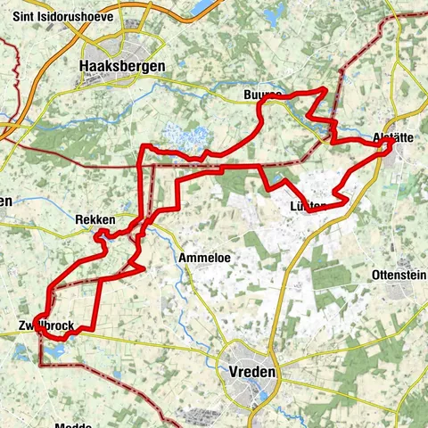 Grenzenlose Naturerlebnisse - Route 05 - Witte Venn, Berkelaue, Zwillbrocker Venn, und mehr