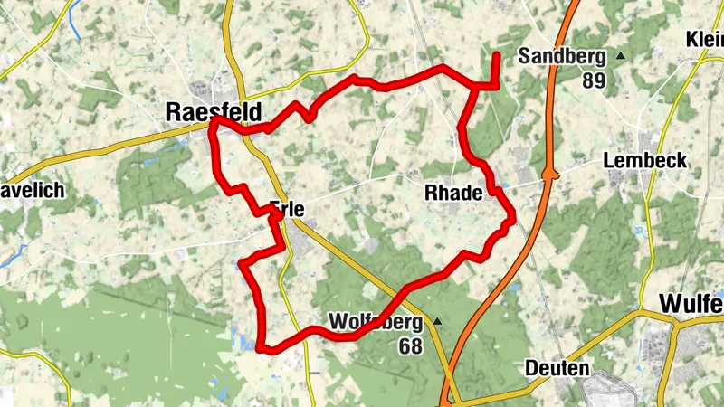 Grenzenlose Naturerlebnisse - Route 10 - Kranenmeer