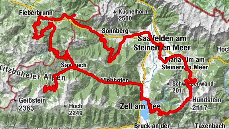 Tour de Champions in Austria's largest bike region Saalbach Hinterglemm Leogang Fieberbrunn