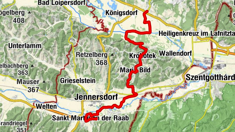 AMBER TRAIL East Route | Stage 13 | Eltendorf - St. Martin an der Raab
