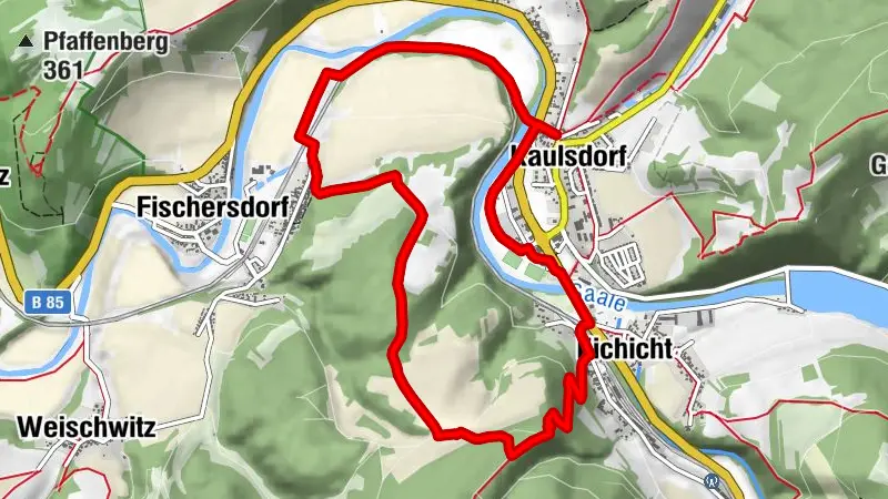 Rundweg - K1 - "Kaulsdorf" - Thüringen