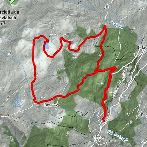 Schneeschuhwanderung Mathon