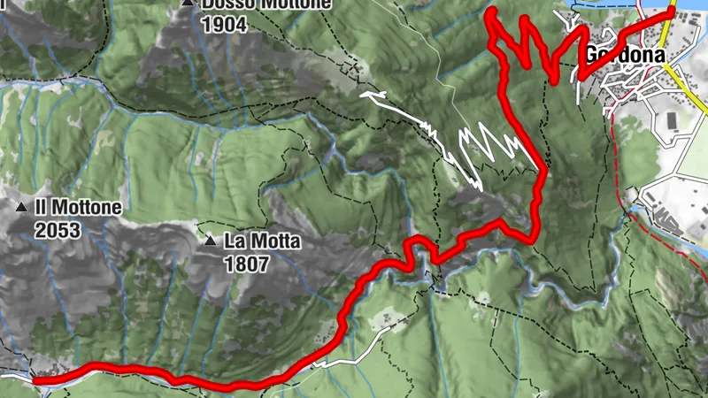 Ascent in Val Bodengo