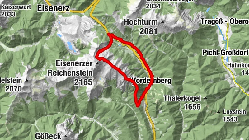Vordernberg ➡️ Grete Klinger Steig (B,C) ➡️ Präbichl ➡️ Vordernberg (V1)