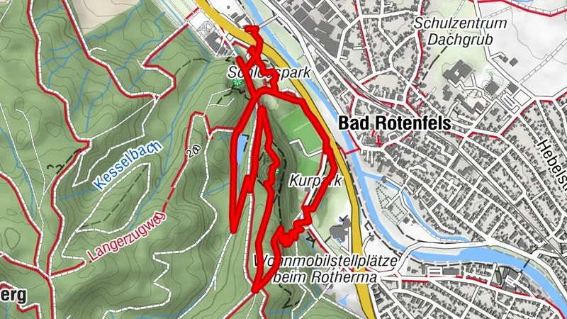 Markgraf-Wilhelm-Wege Bergstrecke
