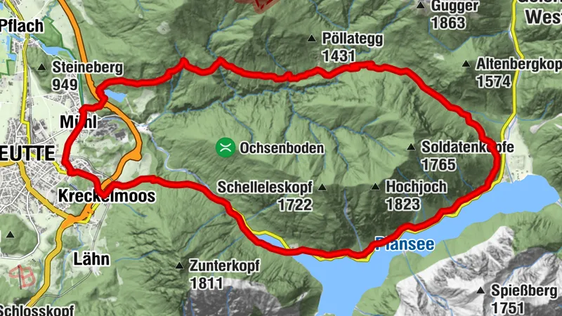 2 Lakes Tour - MTB zábava okolo Tannheimer Tal