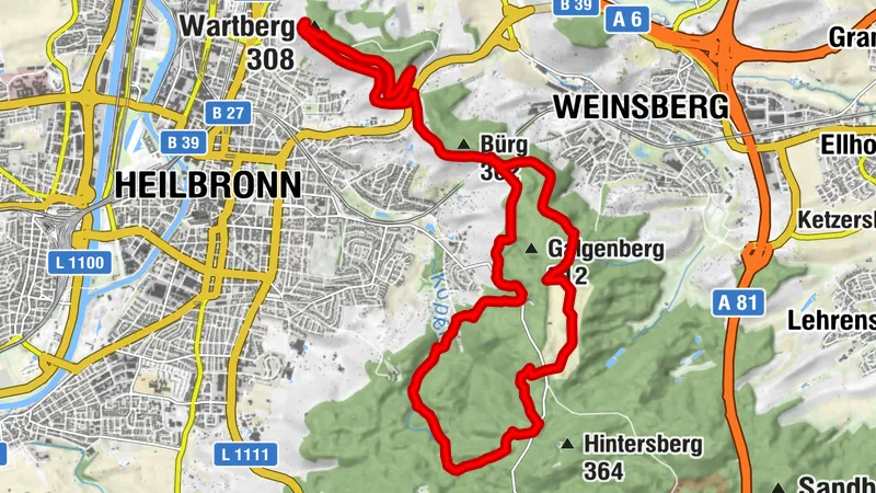 N1 Vom Weinpanorama auf die Waldheide