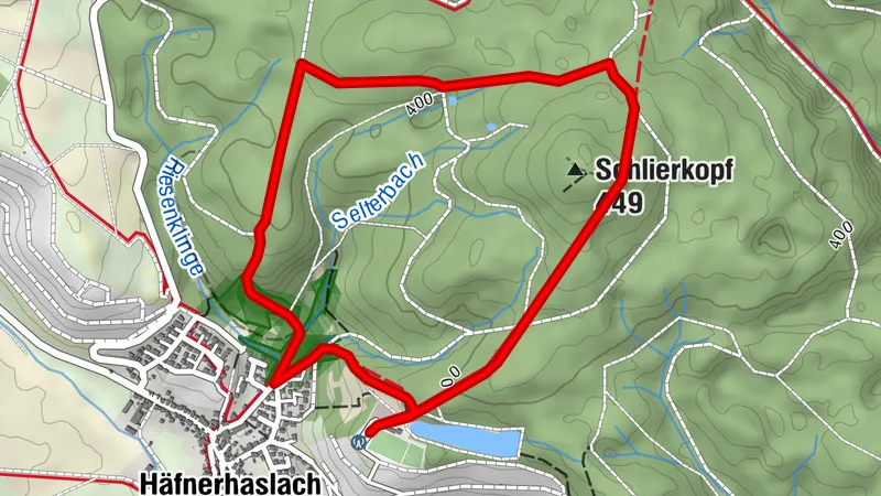 SH6 - Häfnerhaslacher Wald- und Seeweg (kleine Runde)