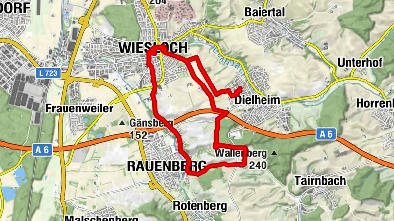 Wiesloch Rundwanderung