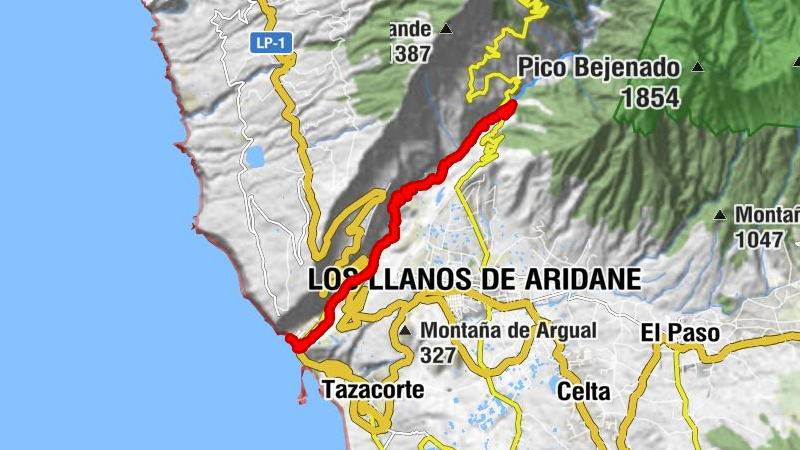 Baranco Tenisca (ab/bis Puerto Tazacorte)